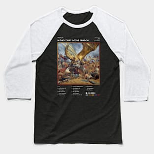 Trivium - In The Court Of The Dragon Tracklist Album Baseball T-Shirt